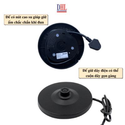  Bình Siêu tốc inox 3 lớp Mitomo ST-631 ( 1.7L) - Hàng chính hãng