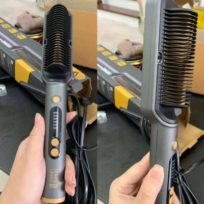 Lược điện chải tóc Lê Bên Làng LBL3055 inon âm chống xơ rối, kèm gương - Hàng chính hãng