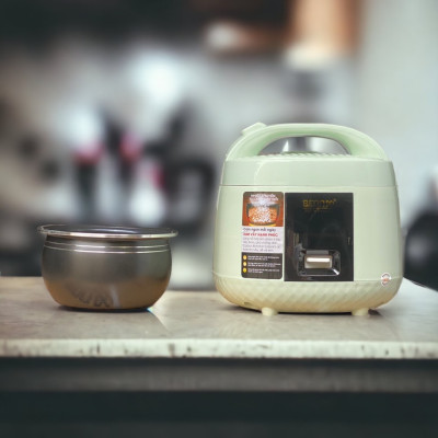 Nồi Cơm Điện Lòng Niêu Chống Dính Bennix BN-012HC Dung Tích 1.2L- Hàng Chính Hãng