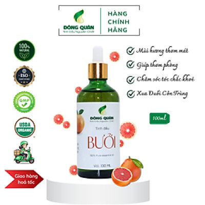 Tinh Dầu Vỏ Bưởi Nguyên Chất Đông Quân Làm Thợm Phòng, Tươi Mát Không Khí, Làm Mượt Và Khoẻ Tóc