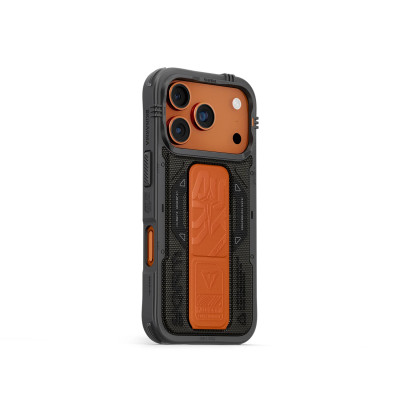 Ốp Lưng Cho iPhone 17 Pro/ 17 Pro Max SKINARMA PHANTOM Mag-Charge Grip-Stand Tích Hợp Vòng Sạc Không Dây Chân Đế Móc Tay Hàng Chính Hãng