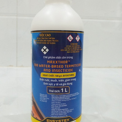 (Hàng Nhập USA) Thuốc diệt muỗi Maxxthor 100 chai 1 lít diệt muỗi và côn trùng bên trong nhà, khách sạn... ko mùi, tồn lưu lâu trên bề mặt