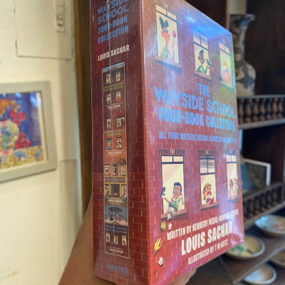 Sách - The Wayside School 4-Book Box Set by Louis Sachar | Children English Book / Ngoại văn