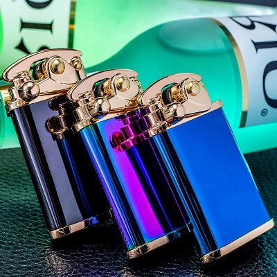 Vỏ Hột Quẹt Bật Lửa Xăng Đá Zorro Z592 Màu Trơn Sang trọng Độc Đáo - Dùng xăng bấc đá cao cấp