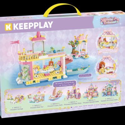 Đồ chơi - KEEPPLAY - 36013 Bộ đồ chơi xếp hình mô hình Princess