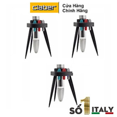 Combo 3 đầu tưới nhỏ giọt chậy chây Idris + chân đế Claber 8055