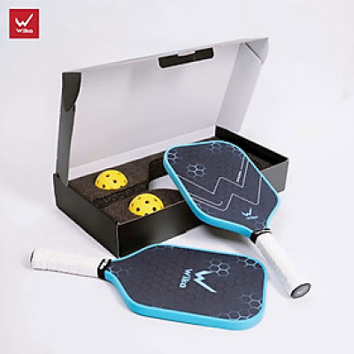 Vợt Pickleball Vigor chính hãng, mặt nhám, full cacbon, siêu nhẹ dành cho người mới