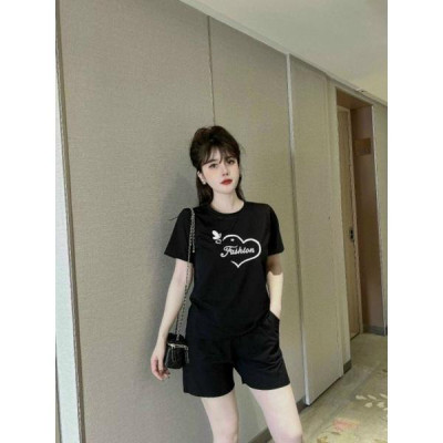 BỘ SORT CAO CẤP Sét bộ bigsize nữ thêu hình tim thun votton 100% mát mịn siêu đẹp