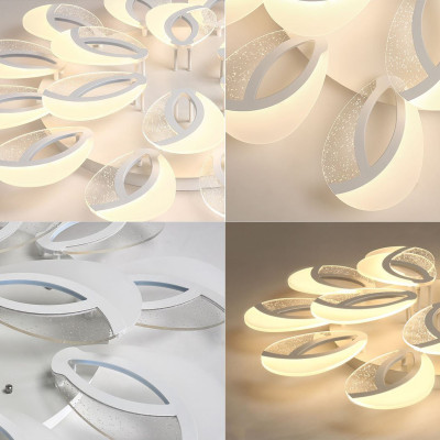 Đèn trần SIRITE cao cấp với 3 chế độ ánh sáng trang trí nhà cửa hiện đại - kèm điều khiển từ xa.