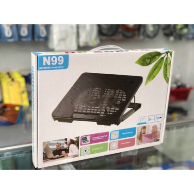 Đế Tản Nhiệt laptop N99 loại 2 quạt - Quạt tản nhiệt cho laptop từ 17inch trở xuống