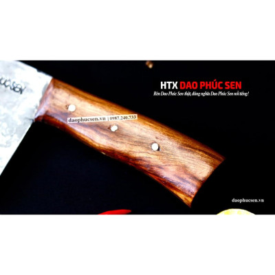 Dao Phúc Sen chặt thái bản 10 cán ốp cẩm