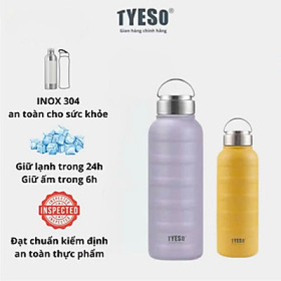 Bình giữ nhiệt TYESO cao cấp, dung tích 750ml và 1000ml - Hàng chính hãng
