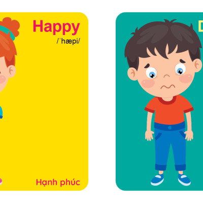 Bộ Sách - My First Picture Book 2 - Song Ngữ Anh Việt - Bìa Cứng 8 Chủ Đề Quét QR File Nghe