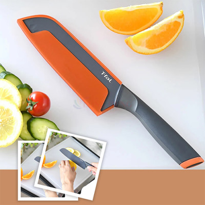 Dao làm bếp Titanium Santoku Tefal Fresh Kitchen 12cm K1220104 - Hàng chính hãng