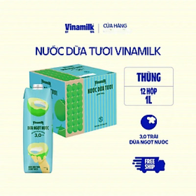 NƯỚC DỪA TƯƠI COCOFRESH - HỘP 1L