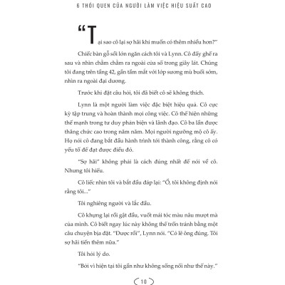 6 Thói Quen Của Người Làm Việc Hiệu Suất Cao