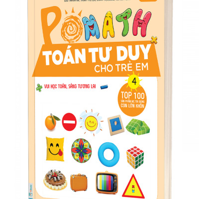 Combo 3 Cuốn Pomath Toán Tư Duy Cho Trẻ Em 4 - 6 tuổi (Tập 4,5,6)