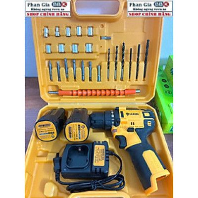 Máy Khoan Dùng Pin 16.8V Hukan HK-XC5 Không Chổi Than - Tặng Bộ Phụ Kiện 24 Chi Tiết Phụ Kiện Đi Kèm chính hãng