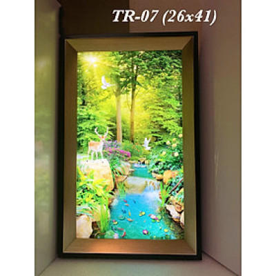 Tranh đèn LED nghệ thuật TR-07 hiện đại 3 chế độ ánh sáng