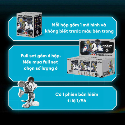 52Toys Mickey & Friends Cyborg (Sản phẩm có mẫu ngẫu nhiên)