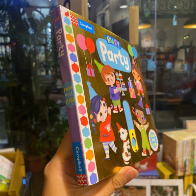 Sách - Busy Party by Campbell Books | English Children