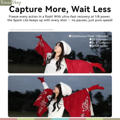 Ulanzi SL01 / SL02 / SL03 - Đèn Flash Mini GN08 Đế Gắn Hotshoe Dành Cho Máy Ảnh S.ony, C.anon, N.ikon, P.anasonic, O.lympus, F.ujifilm- Hàng chính hãng