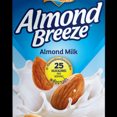 Blue Diamond - Thùng Sữa Hạt Hạnh Nhân ALMOND BREEZE Không Đường 180ml x 24 Hộp