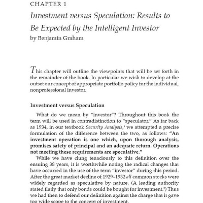 Sách ngoại văn: The Intelligent Investor - The Definitive Book on Value Investing