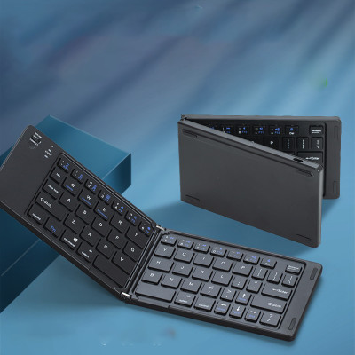 Bàn phím Bluetooth rời gấp gọn tương thích với Windows, Mac, iOS và Android kết nối điện thoại, laptop, máy tính bảng - Hàng chính hãng