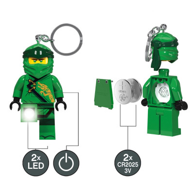 LEGO LICENSED KE150H Móc Khóa Có Đèn LEGO Ninjago - Lloyd