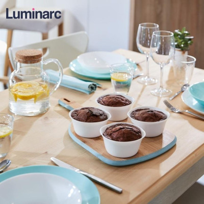 Bộ 4 khay nướng thủy tinh mini Luminarc Smart Cuisine 11cm - N3295*4, dùng lò nướng, lò vi sóng | Hàng chính hãng