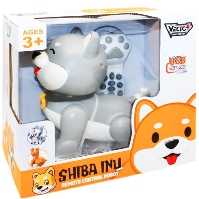 Đồ Chơi Robot Chú Chó Shiba Năng Động Có Điều Khiển - Vecto VTK47/GY - Màu Xám