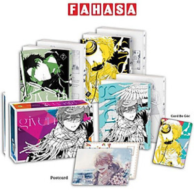 Sách - Bộ Manga - Given: Tập 7 - 9 (Bộ 3 Tập) - Bản Sưu Tầm - Tặng Kèm Boxset Nam Châm + Card Bo Góc + Postcard