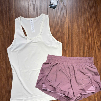 Set đồ đùi ba lỗ nữ tập thể thao, mặc nhà hàng Quảng Châu loại 1