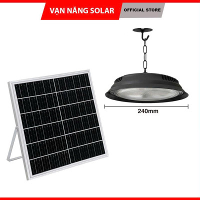 Đèn led treo trần nhà năng lượng mặt trời