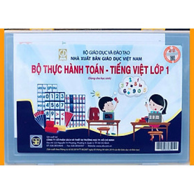 ￼Sách -Bộ thực hành Toán Tiếng Việt lớp 1