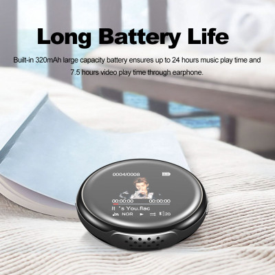 Máy Nghe Nhạc MP3 Bluetooth Ruizu M1 Bộ Nhớ Trong 8GB Cao Cấp AZONE - Hàng Chính Hãng