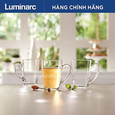 Bộ 6 cốc thủy tinh uống nước Luminarc NewMorning 32cl -J1587 chịu nhiệt 100 độ C, sản xuất Ả Rập