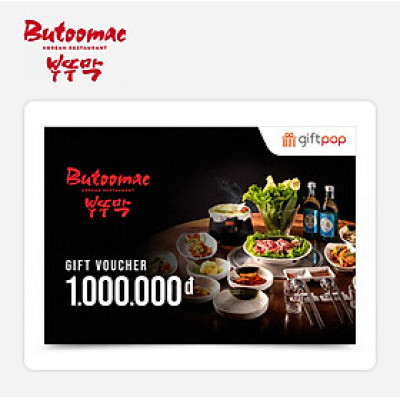 Giftpop - Phiếu Quà Tặng Butoomac 1000K