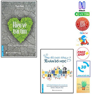 Combo Thay Đổi Cuộc Sống Với Nhân Số Học Và Hiểu Về Trái Tim ( Tặng sổ tay)