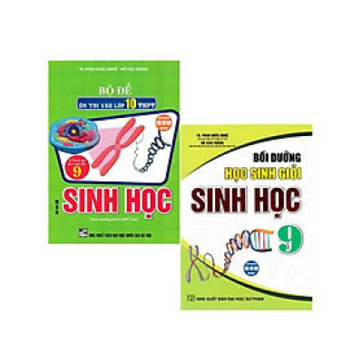 Sách - Combo Bộ Đề Ôn Thi Vào Lớp 10 THPT Môn Sinh Học + Bồi Dưỡng Học Sinh Giỏi Sinh Học 9 - Phan Khắc Nghệ - HAA