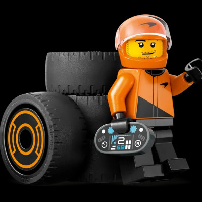 Đồ Chơi Lắp Ráp Lắp Ráp Xe Đua F1 - F1 Driver With McLaren Race Car - Lego City 60442 (86 Mảnh Ghép)