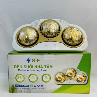 Đèn sưởi nhà tắm MONSKY dây chống giật, chống cháy, bóng chống nổ.