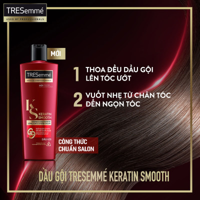 Dầu Gội TRESemmé Keratin Smooth Cho Tóc Vào Nếp 850g