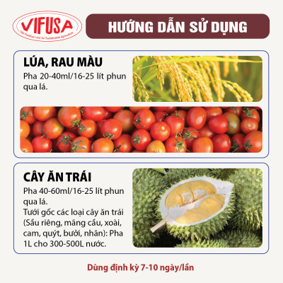 VIF-MAXX - Phân bón Acid Fulvic 25 chai 1 lít