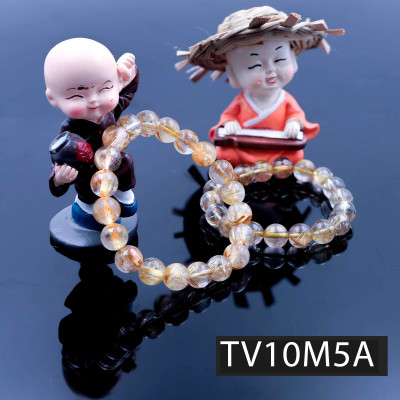 Vòng thạch anh tóc vàng by Anqlo Lusso 10mm-5A