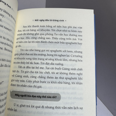 MỖI NGÀY ĐỀU LÀ GIÁNG SINH – Sung-Kyung Park – Vương Thúy Quỳnh Anh dịch – Nhã Nam - NXB Phụ Nữ 