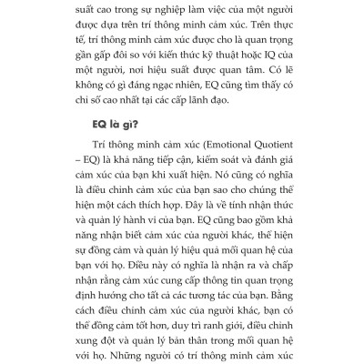 EQ - Ứng Dụng Trí Tuệ Cảm Xúc Trong Công Việc