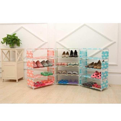 Kệ Để Giày Dép Lắp Ráp Inox 4 Tầng Nhiều Hình