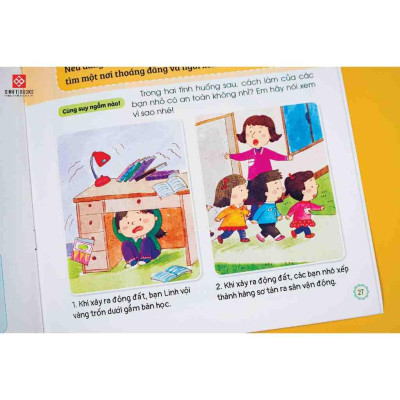 Sách - Kỹ năng tự bảo vệ bản thân cho trẻ 3 - 6 tuổi - Combo 4 Cuốn - Đinh Tị Books